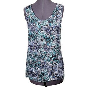 Kokoon Sheer Feathery Tank Top Sz XS